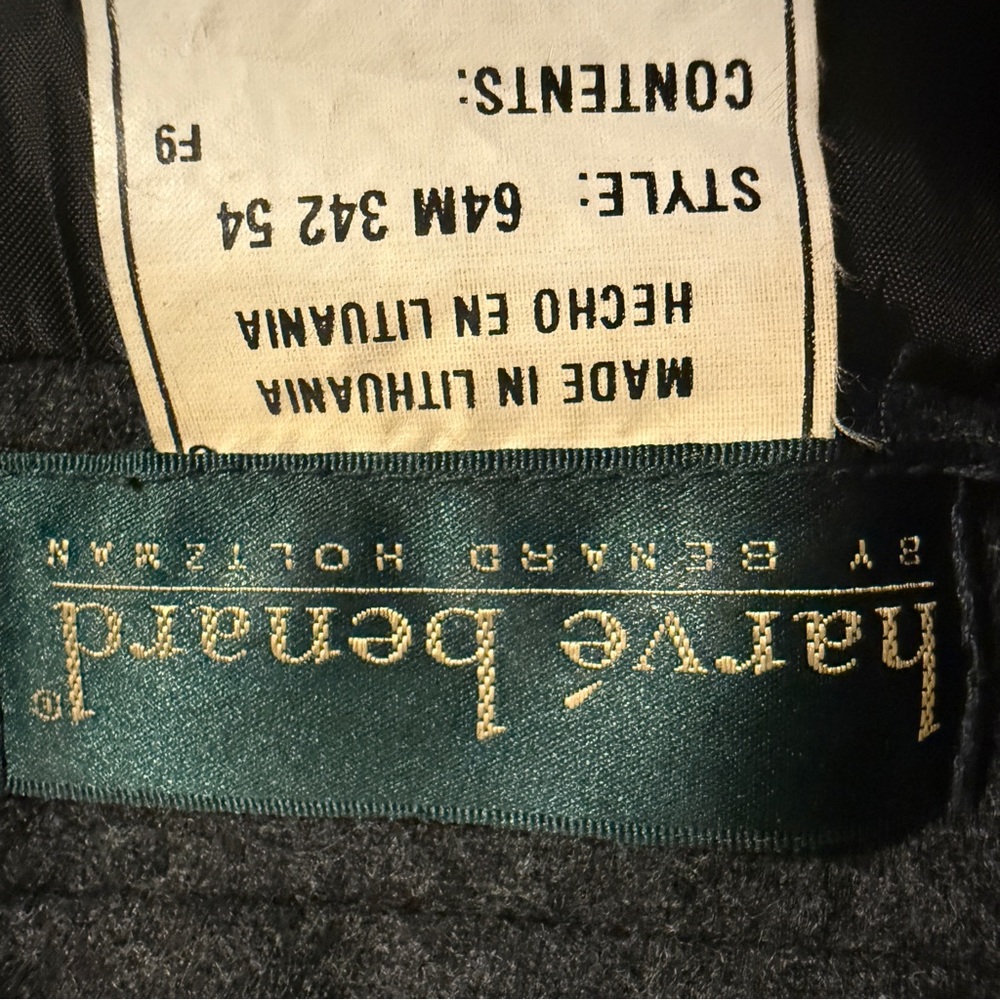 Harvey’ Bernard Women's Dark Gray Blazer Size 10 - Picture 8 of 9
